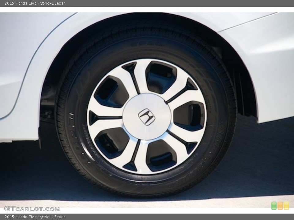 2015 Honda Civic Hybrid-L Sedan Wheel and Tire Photo #105545034