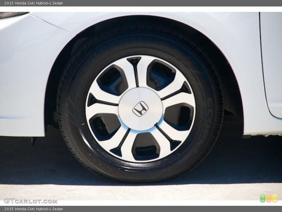 2015 Honda Civic Hybrid-L Sedan Wheel and Tire Photo #105545049