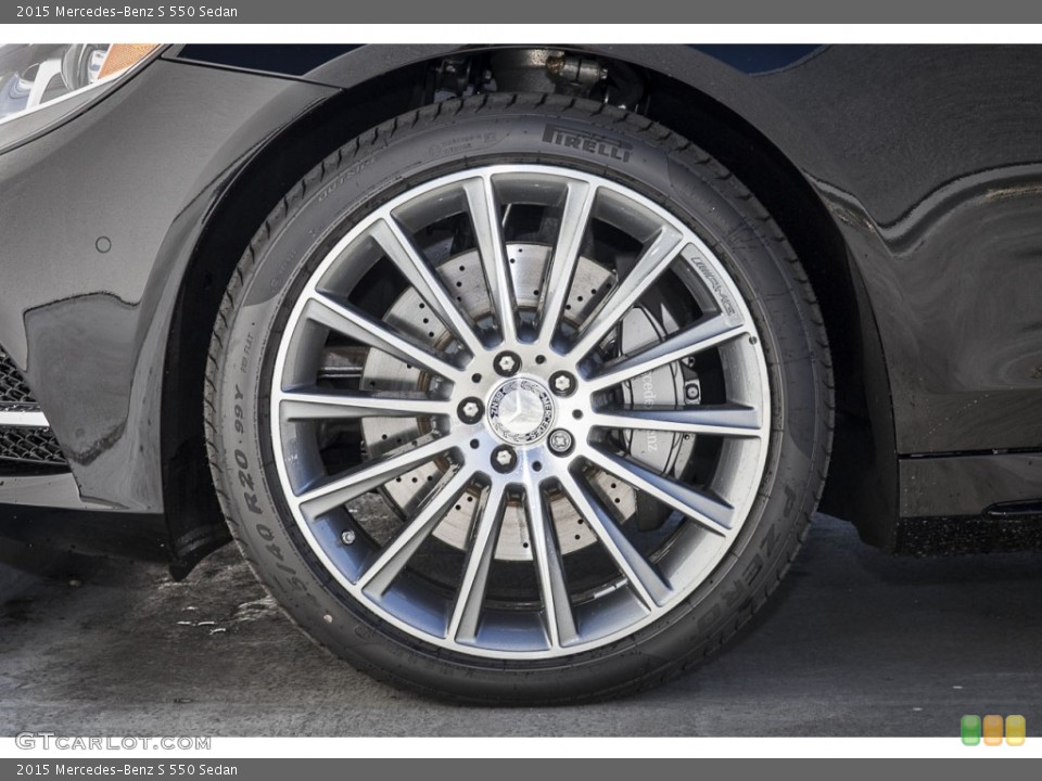 2015 Mercedes-Benz S 550 Sedan Wheel and Tire Photo #105545217