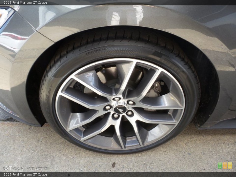 2015 Ford Mustang GT Coupe Wheel and Tire Photo #105559800