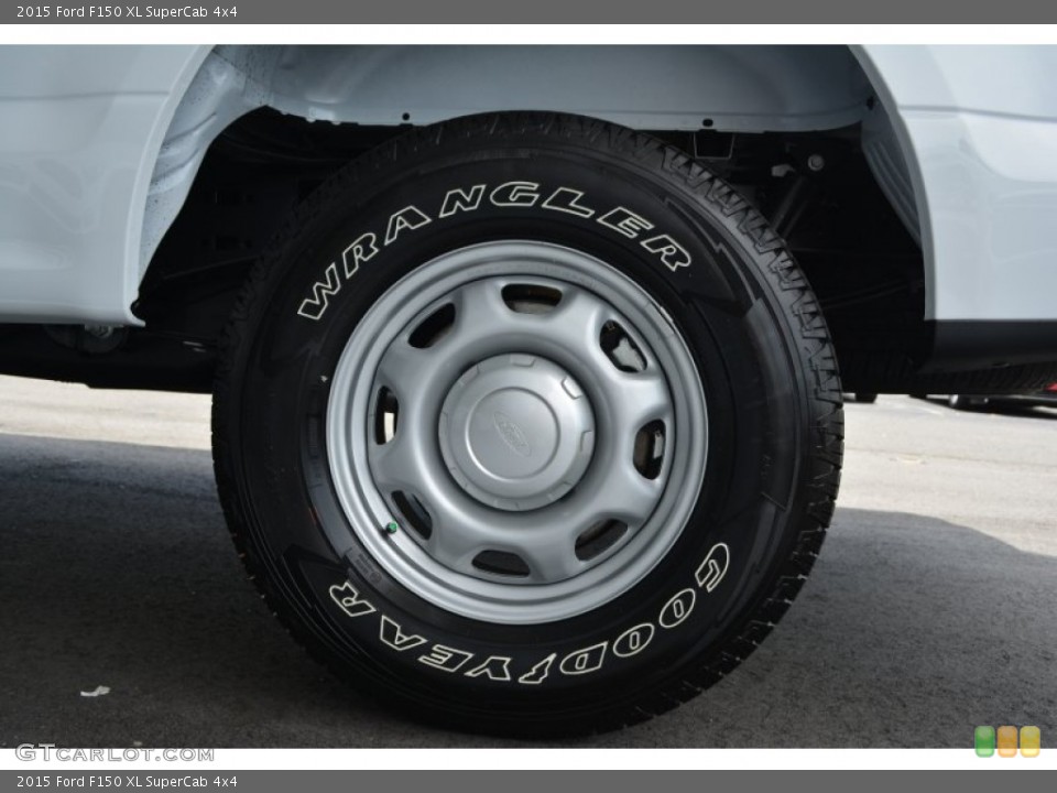2015 Ford F150 XL SuperCab 4x4 Wheel and Tire Photo #105562260