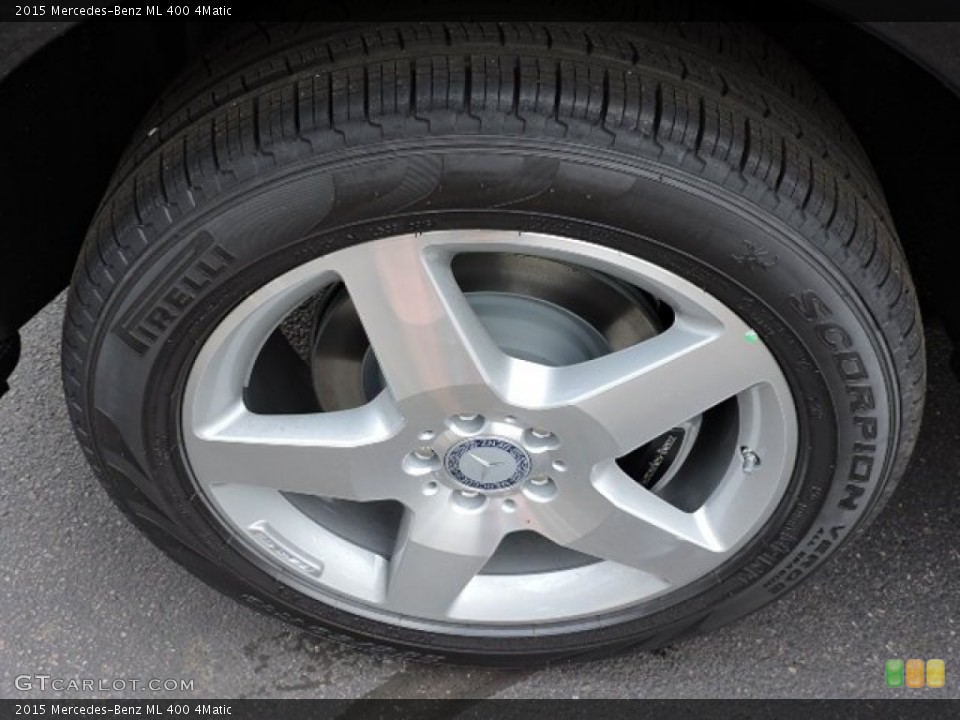 2015 Mercedes-Benz ML 400 4Matic Wheel and Tire Photo #105563973