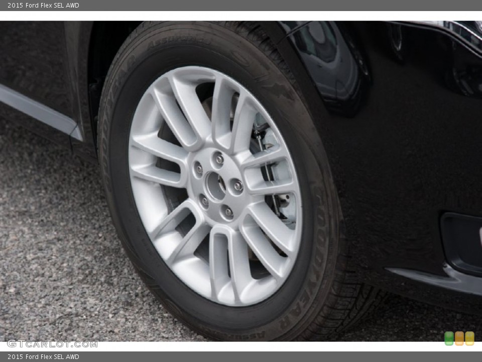 2015 Ford Flex SEL AWD Wheel and Tire Photo #105594810