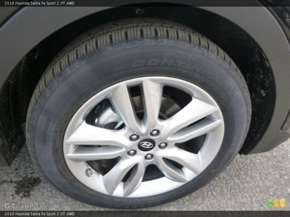 2016 Hyundai Santa Fe Sport 2.0T AWD Wheel and Tire Photo #105599343