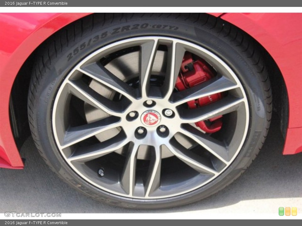 2016 Jaguar F-TYPE R Convertible Wheel and Tire Photo #105622574