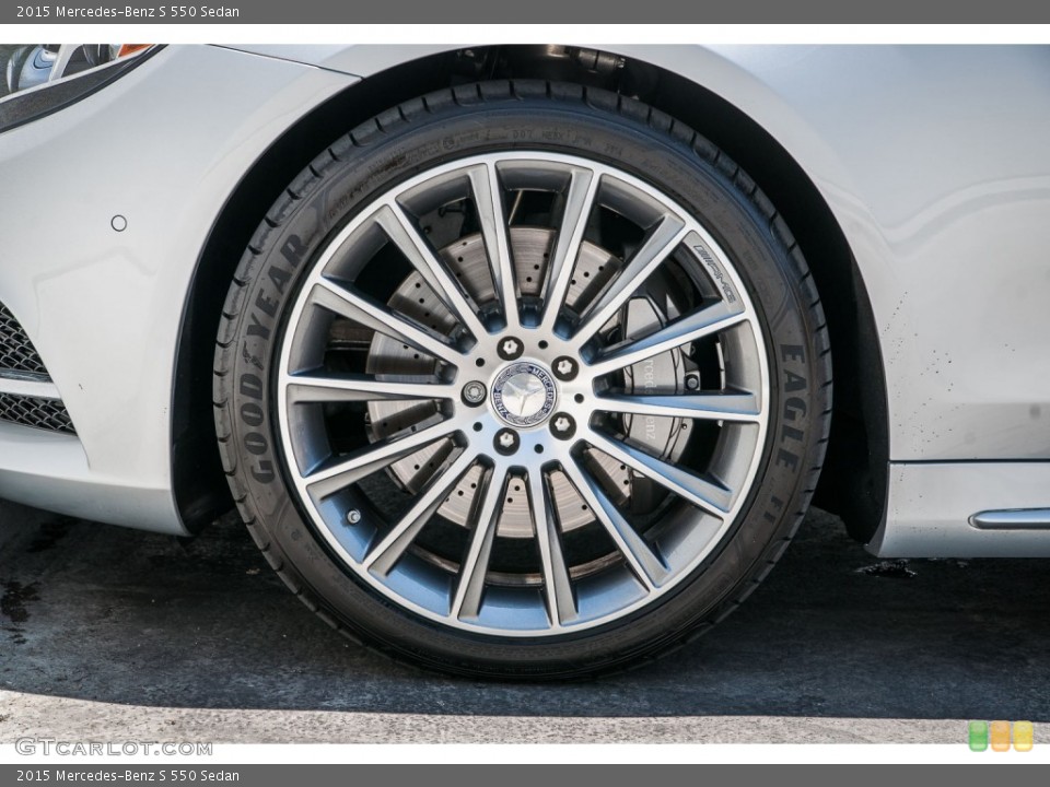 2015 Mercedes-Benz S 550 Sedan Wheel and Tire Photo #105632269