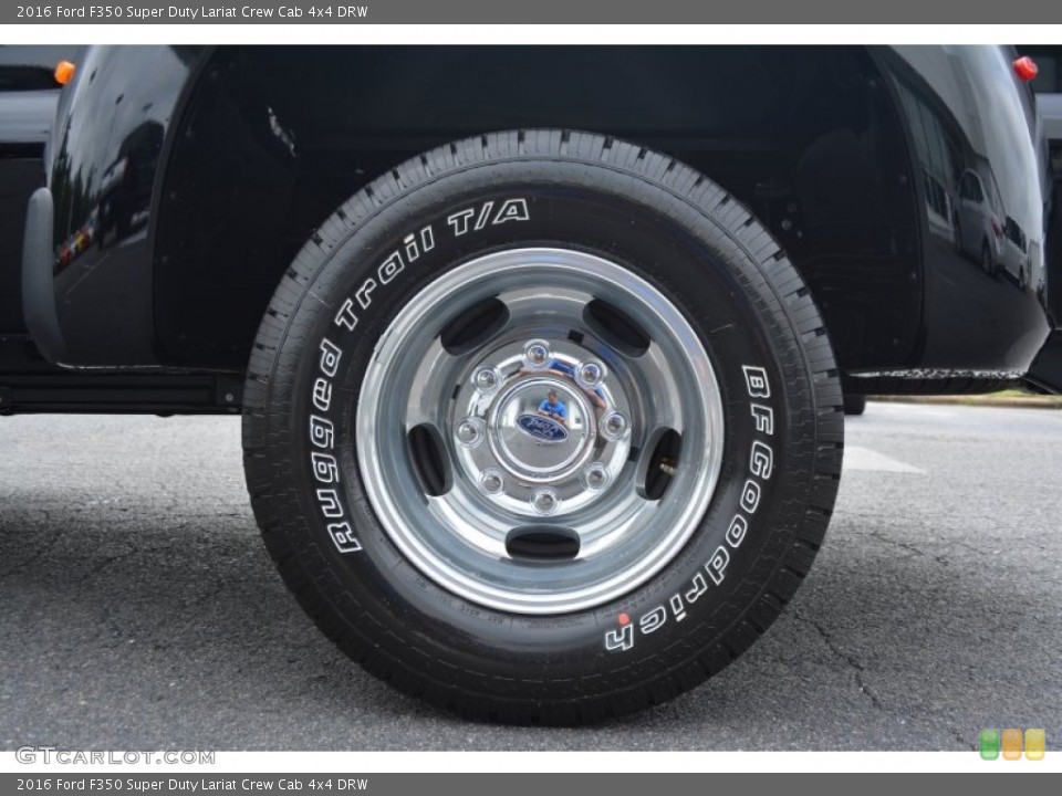 2016 Ford F350 Super Duty Lariat Crew Cab 4x4 DRW Wheel and Tire Photo #105669936