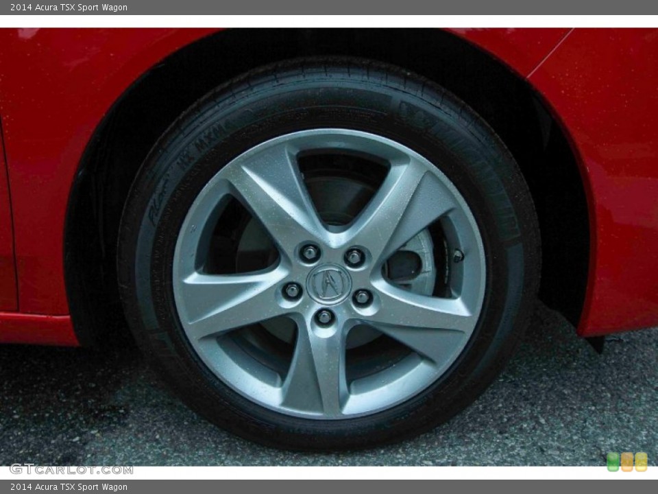 2014 Acura TSX Sport Wagon Wheel and Tire Photo #105680243