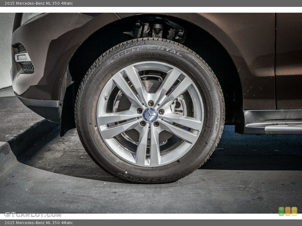 2015 Mercedes-Benz ML 350 4Matic Wheel and Tire Photo #105681581