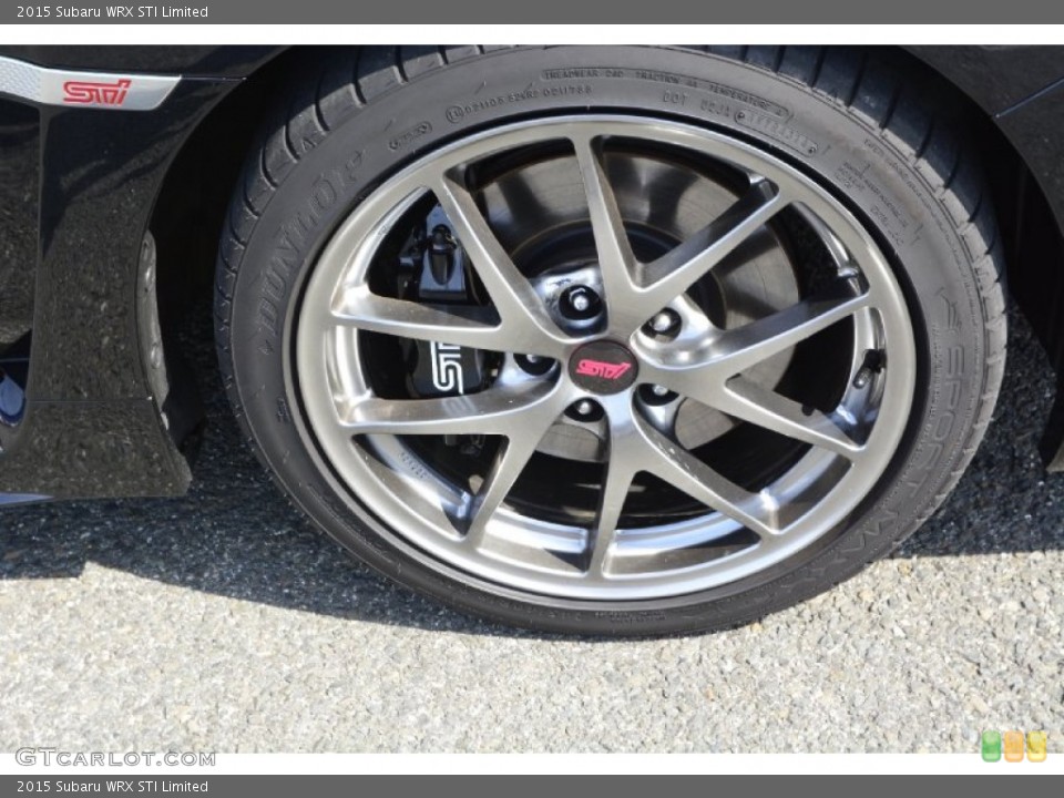 2015 Subaru WRX STI Limited Wheel and Tire Photo #105683246
