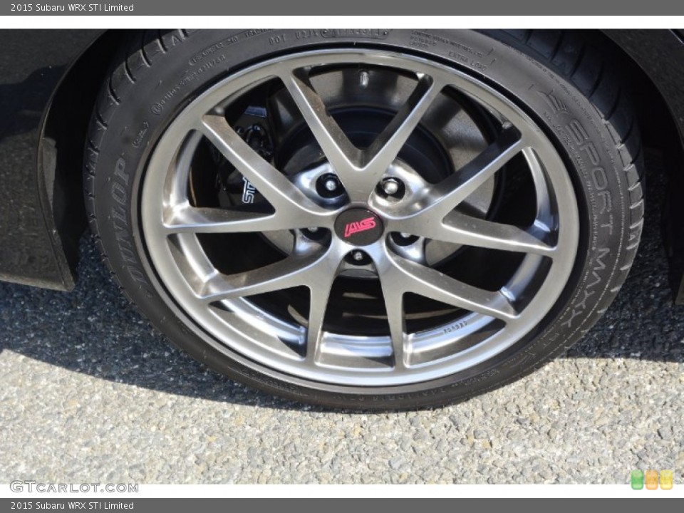 2015 Subaru WRX STI Limited Wheel and Tire Photo #105683262