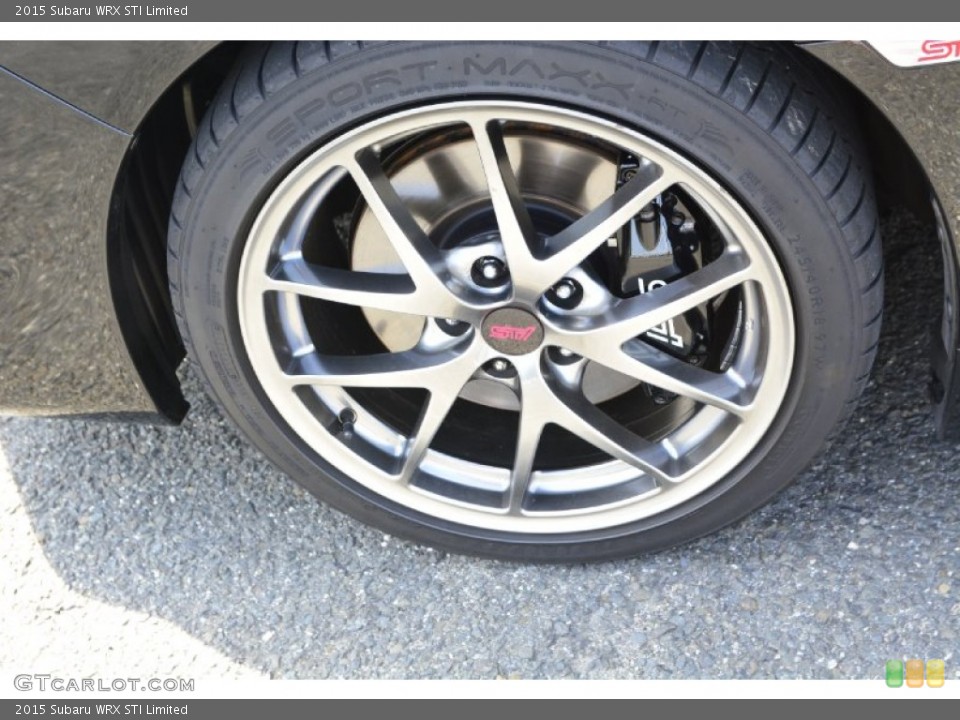 2015 Subaru WRX STI Limited Wheel and Tire Photo #105683303