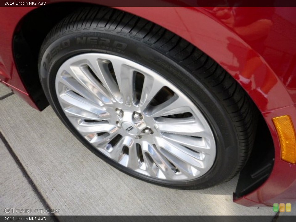 2014 Lincoln MKZ AWD Wheel and Tire Photo #105684890