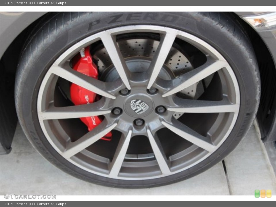 2015 Porsche 911 Carrera 4S Coupe Wheel and Tire Photo #105696614