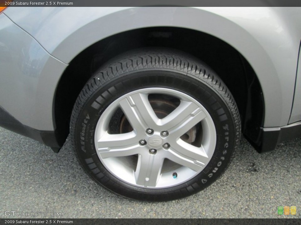 2009 Subaru Forester 2.5 X Premium Wheel and Tire Photo #105702076