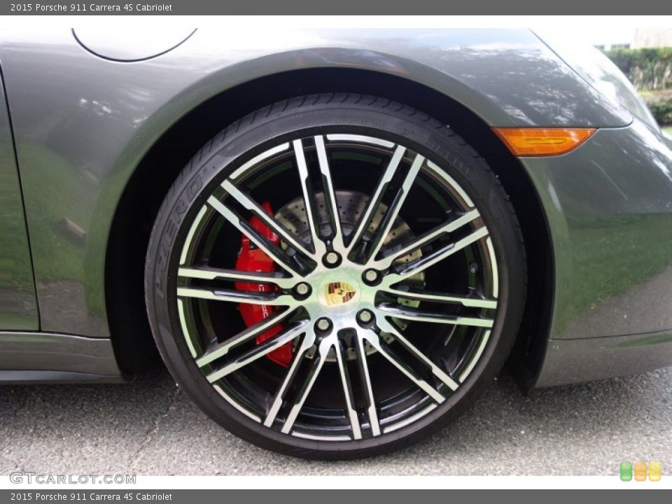 2015 Porsche 911 Carrera 4S Cabriolet Wheel and Tire Photo #105704353