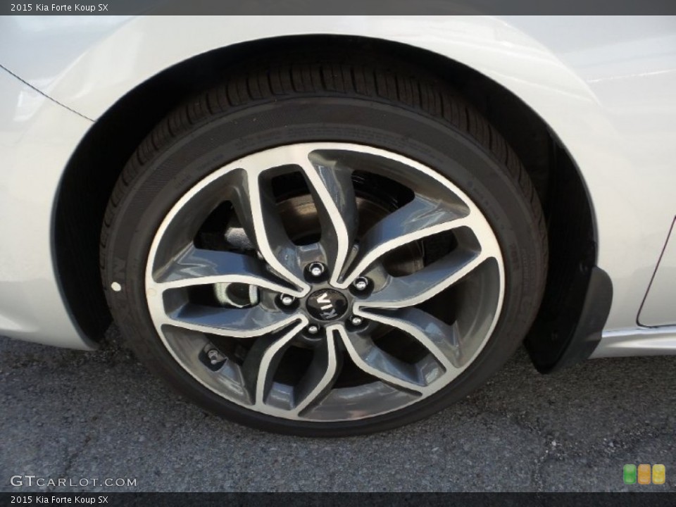 2015 Kia Forte Koup SX Wheel and Tire Photo #105708206