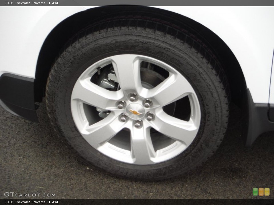 2016 Chevrolet Traverse LT AWD Wheel and Tire Photo #105735539