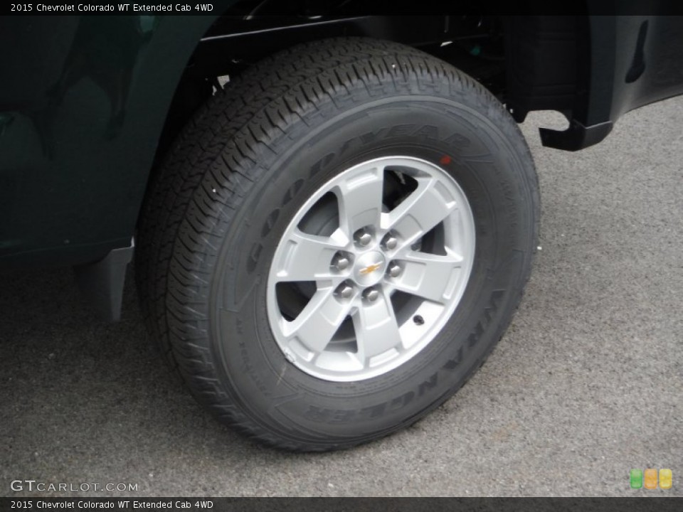 2015 Chevrolet Colorado WT Extended Cab 4WD Wheel and Tire Photo #105737528