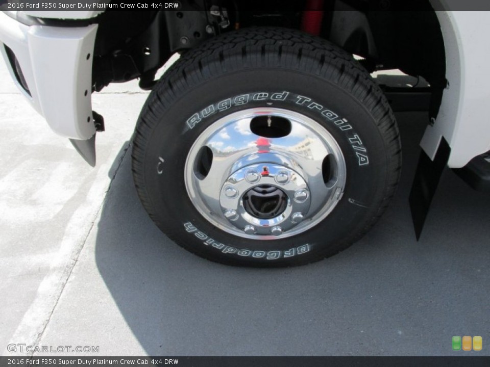 2016 Ford F350 Super Duty Platinum Crew Cab 4x4 DRW Wheel and Tire Photo #105746273