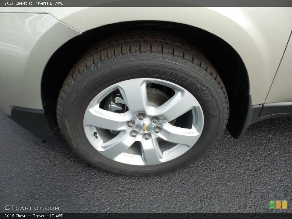 2016 Chevrolet Traverse LT AWD Wheel and Tire Photo #105750923
