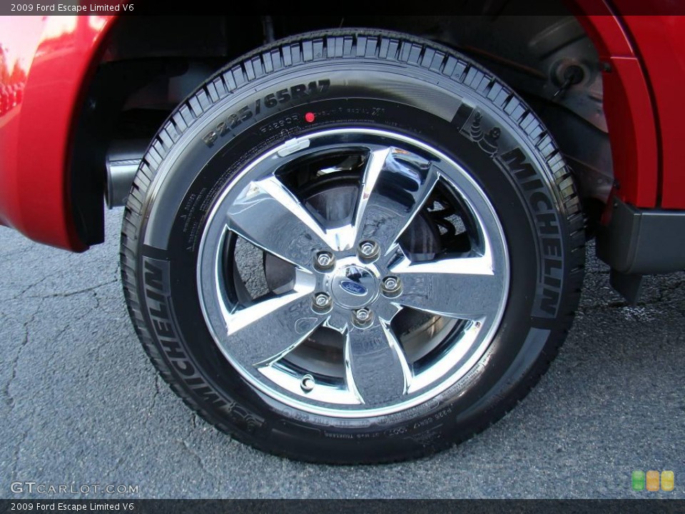 2009 Ford Escape Limited V6 Wheel and Tire Photo #10575490