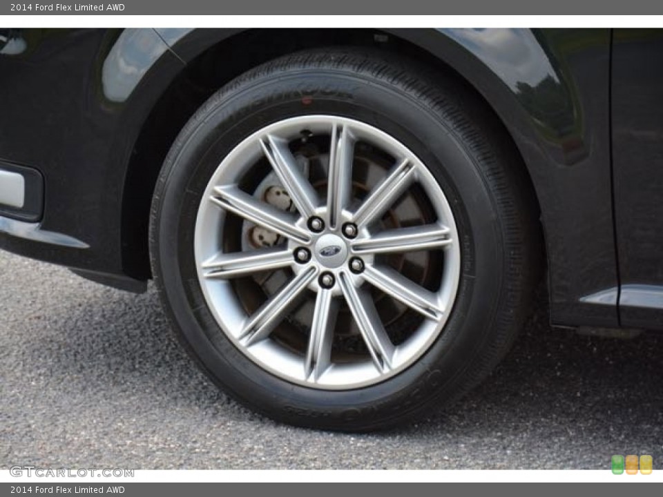 2014 Ford Flex Limited AWD Wheel and Tire Photo #105796059