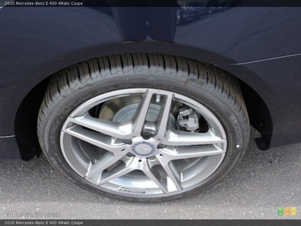 2016 Mercedes-Benz E 400 4Matic Coupe Wheel and Tire Photo #105825298