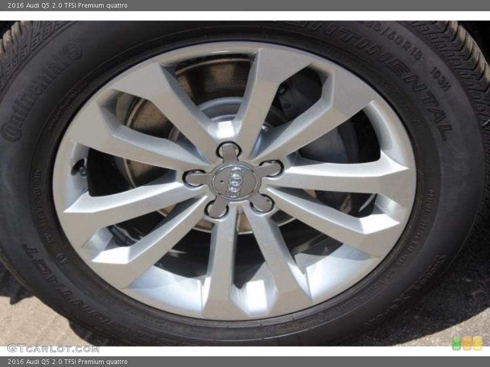 2016 Audi Q5 2.0 TFSI Premium quattro Wheel and Tire Photo #105842401