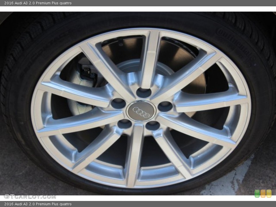 2016 Audi A3 2.0 Premium Plus quattro Wheel and Tire Photo #105842851