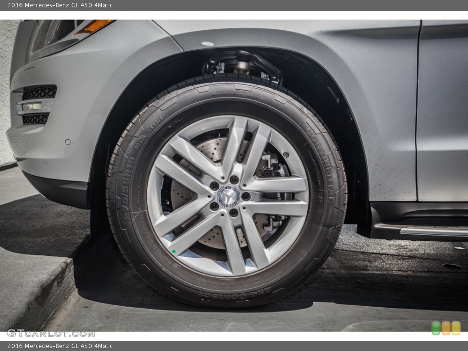 2016 Mercedes-Benz GL 450 4Matic Wheel and Tire Photo #105902786