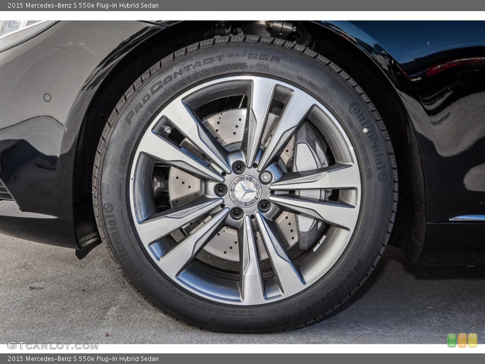 2015 Mercedes-Benz S 550e Plug-In Hybrid Sedan Wheel and Tire Photo #105907598