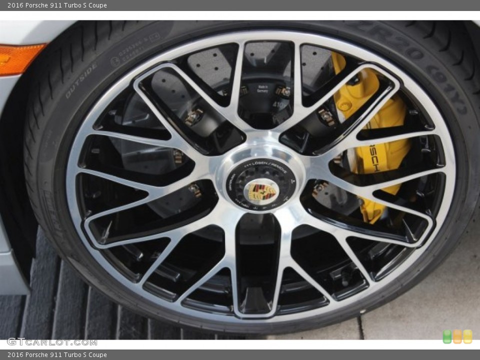 2016 Porsche 911 Turbo S Coupe Wheel and Tire Photo #105914489