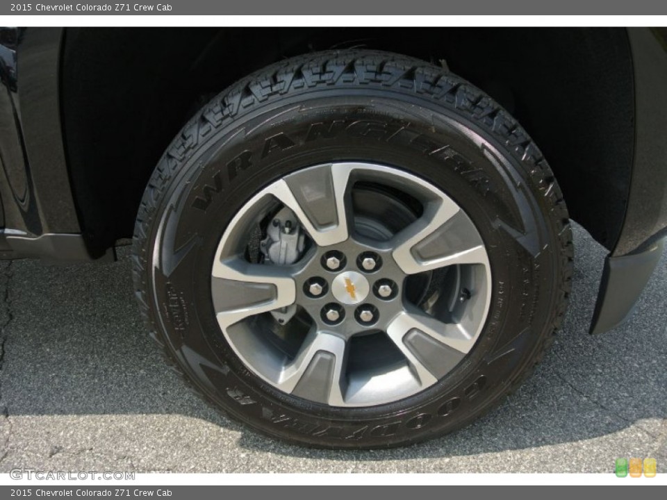 2015 Chevrolet Colorado Z71 Crew Cab Wheel and Tire Photo #105925639