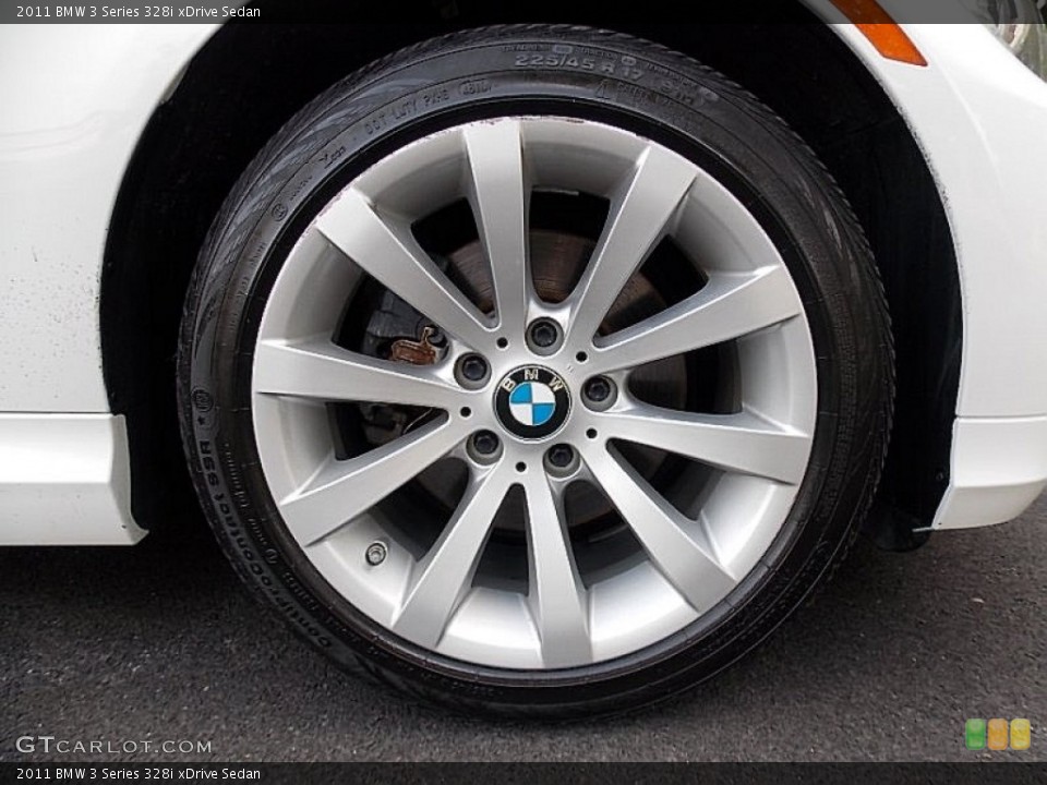 2011 BMW 3 Series 328i xDrive Sedan Wheel and Tire Photo #105935311