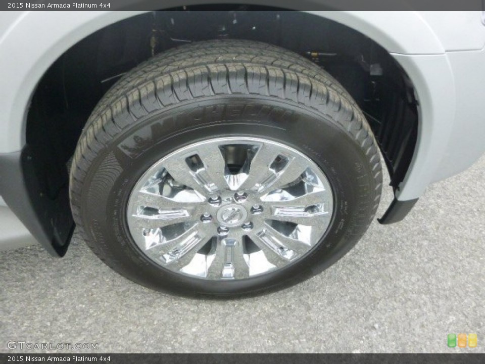 2015 Nissan Armada Platinum 4x4 Wheel and Tire Photo #105949078