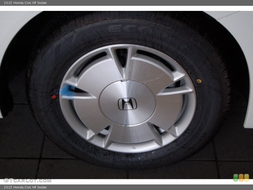 2015 Honda Civic HF Sedan Wheel and Tire Photo #105993041