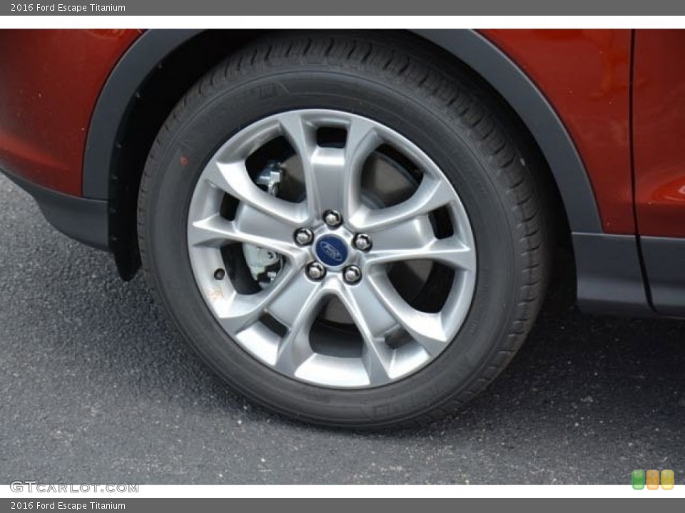 2016 Ford Escape Titanium Wheel and Tire Photo #106010954