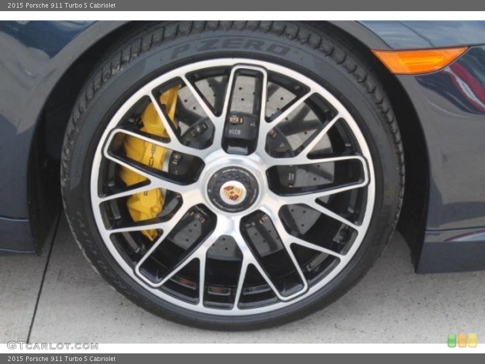 2015 Porsche 911 Turbo S Cabriolet Wheel and Tire Photo #106015718