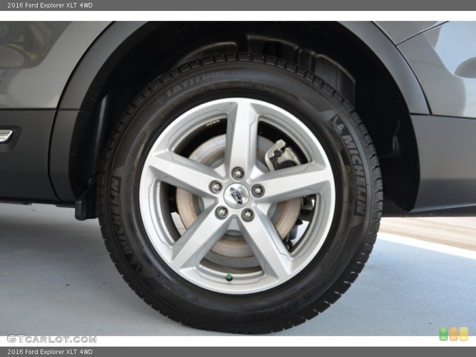 2016 Ford Explorer XLT 4WD Wheel and Tire Photo #106018397
