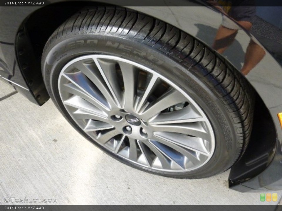 2014 Lincoln MKZ AWD Wheel and Tire Photo #106019315
