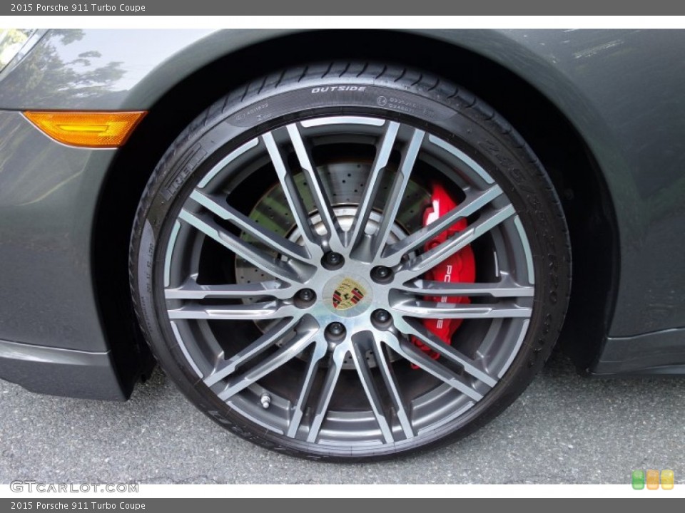 2015 Porsche 911 Turbo Coupe Wheel and Tire Photo #106027915