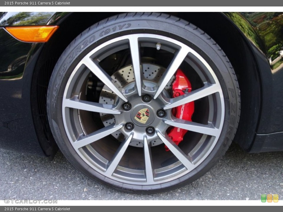 2015 Porsche 911 Carrera S Cabriolet Wheel and Tire Photo #106039129