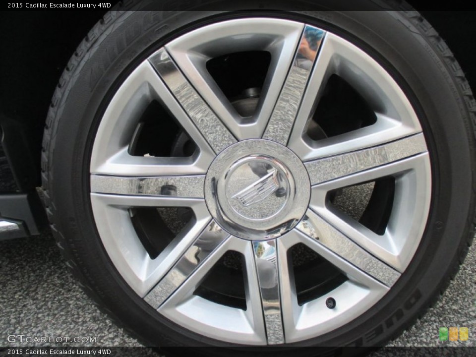 2015 Cadillac Escalade Luxury 4WD Wheel and Tire Photo #106041490