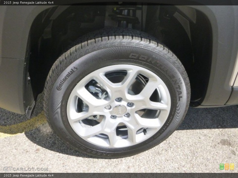 2015 Jeep Renegade Latitude 4x4 Wheel and Tire Photo #106042663