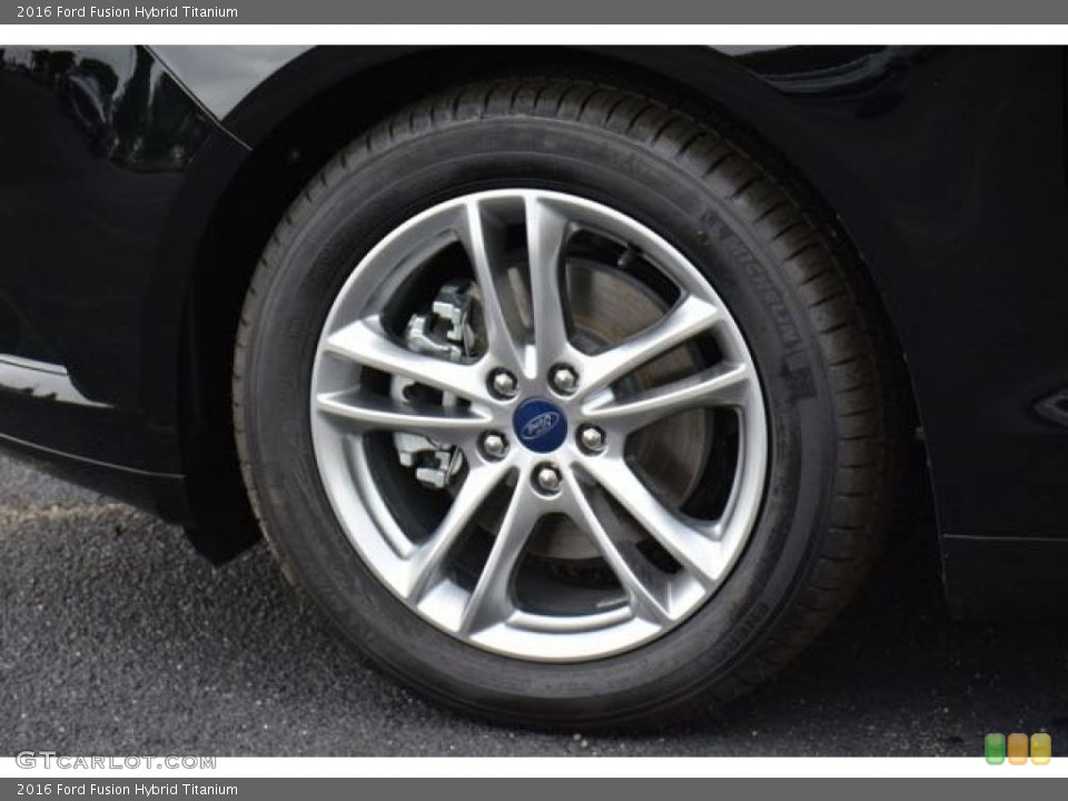 2016 Ford Fusion Hybrid Titanium Wheel and Tire Photo #106066581