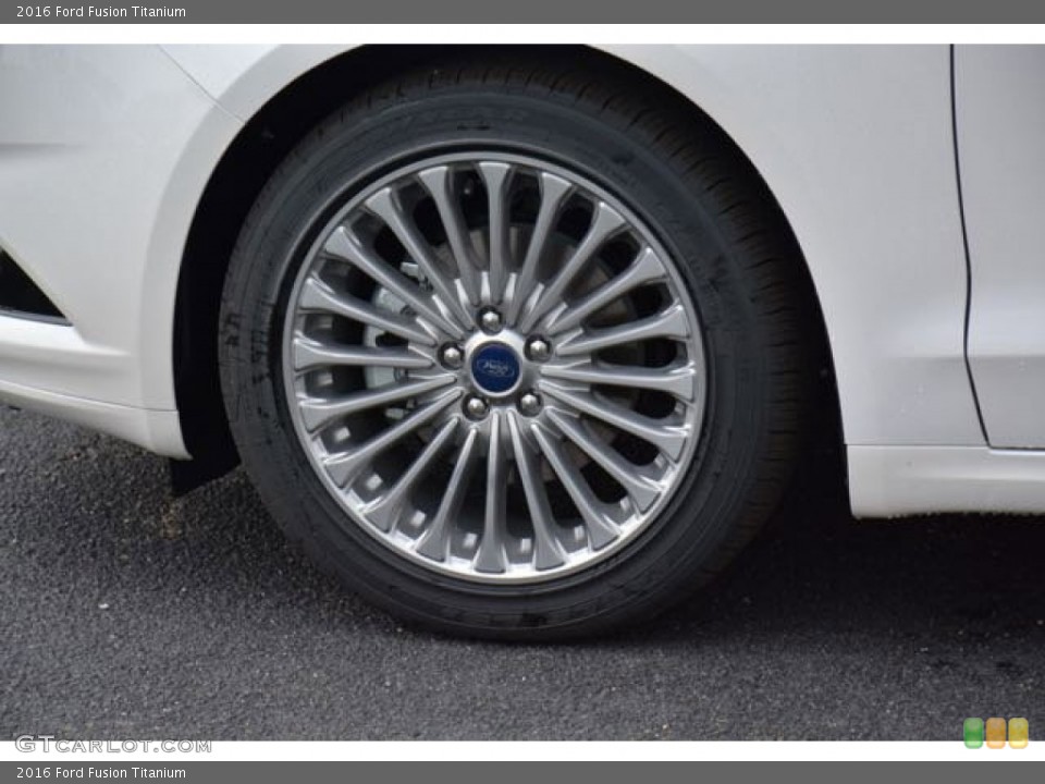 2016 Ford Fusion Titanium Wheel and Tire Photo #106067751