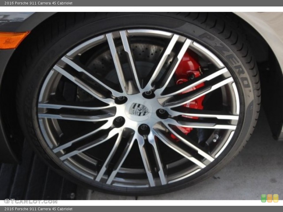 2016 Porsche 911 Carrera 4S Cabriolet Wheel and Tire Photo #106068357