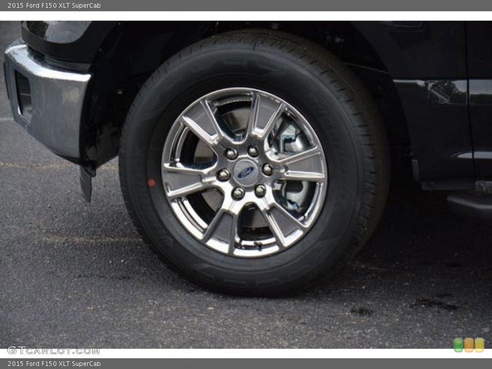 2015 Ford F150 XLT SuperCab Wheel and Tire Photo #106075103