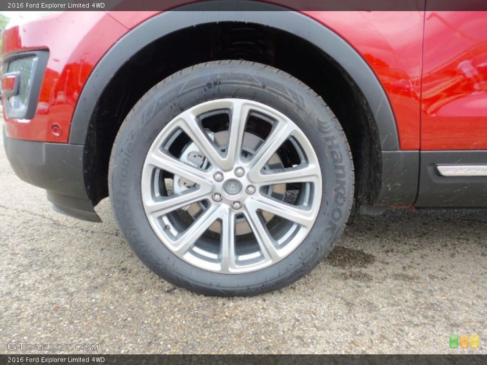 2016 Ford Explorer Limited 4WD Wheel and Tire Photo #106094545
